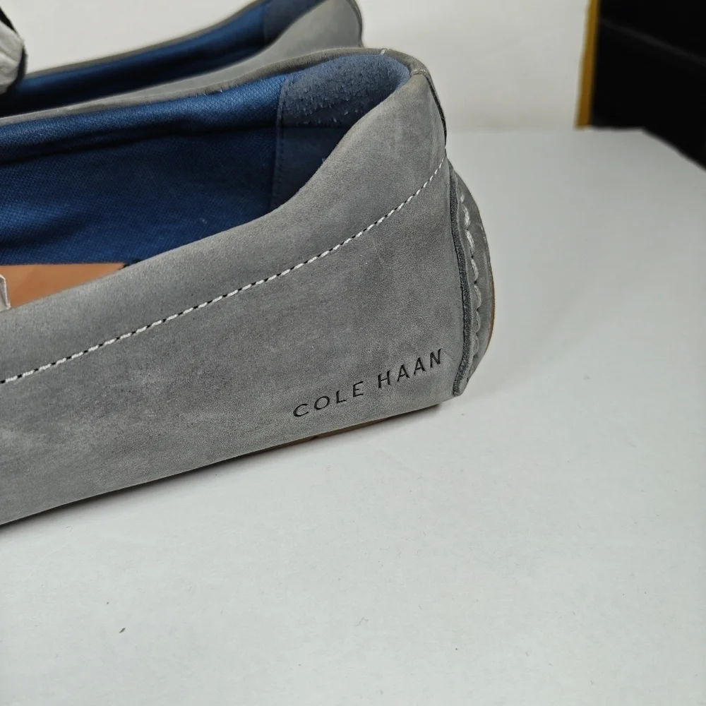 Cole Haan Grand Laser Cut Nubuck Bit Drivers Leather Sneaker Men's Shoe Sz 11.5M